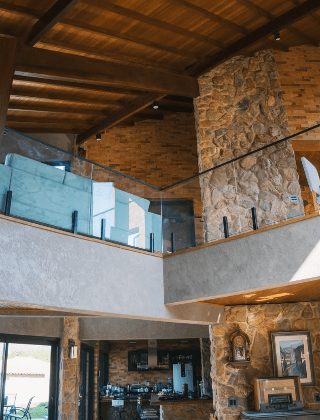 Guarda-Corpo Mezanino — Casa Rústica